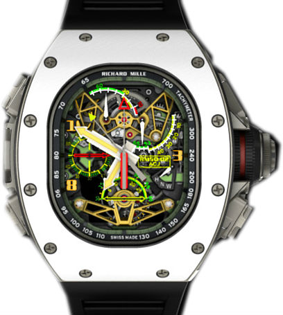 Review Richard Mille Replica RM 50-02 ACJ Tourbillon Split Seconds Chronograph watch - Click Image to Close